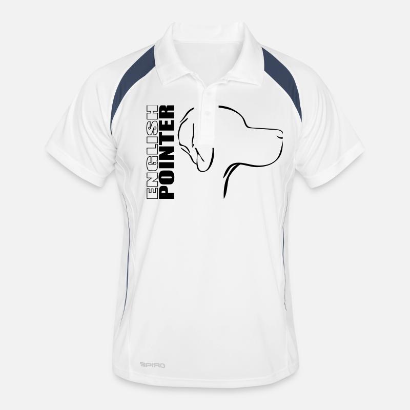 ANGLAIS POINTER PROFIL Polo respirant Homme