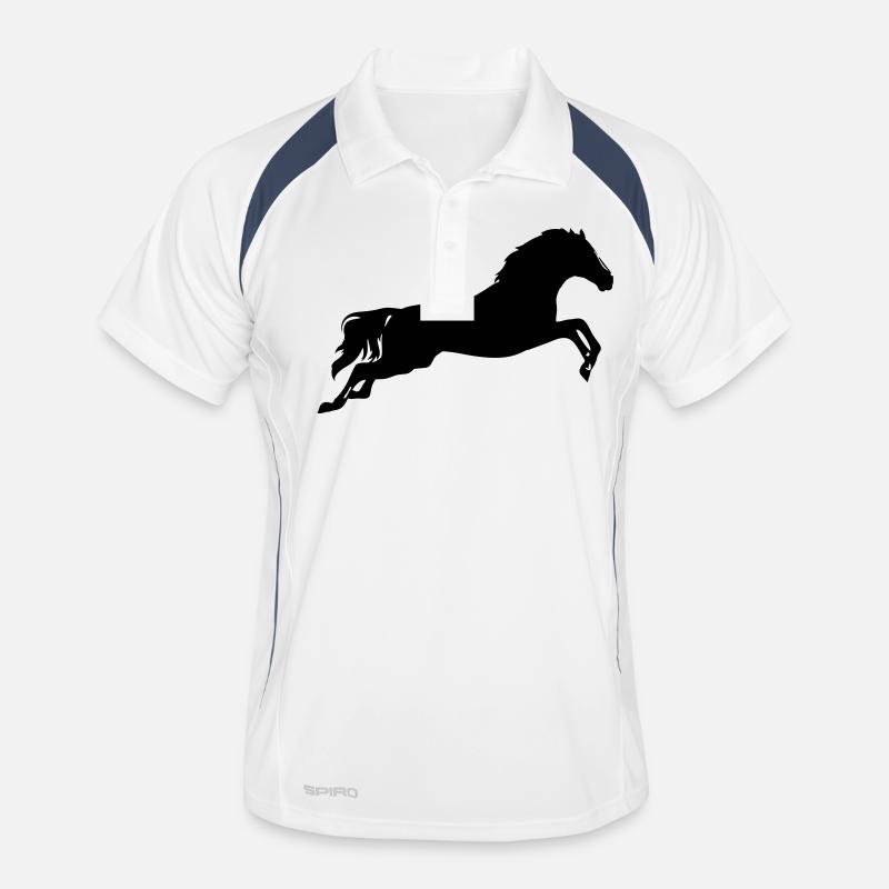 horse Men's Polo breathable
