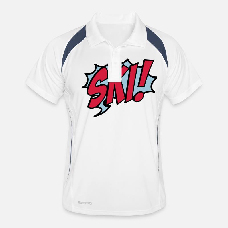 Ski Männer Polo atmungsaktiv