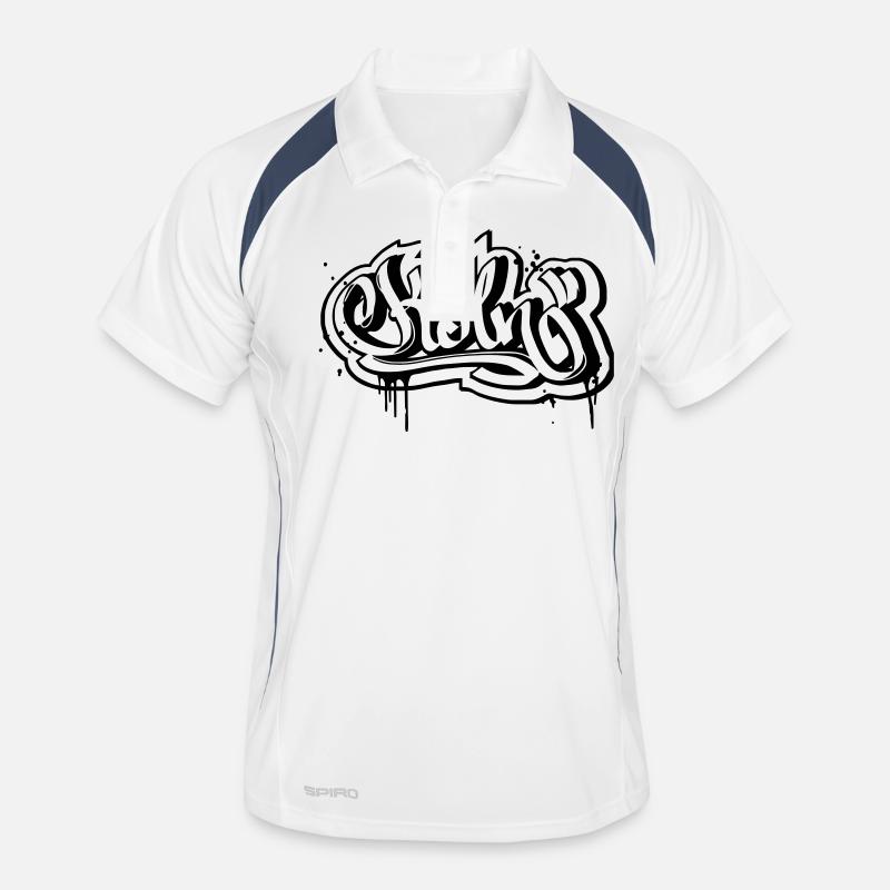 cologne - Men's Polo breathable - white/navy