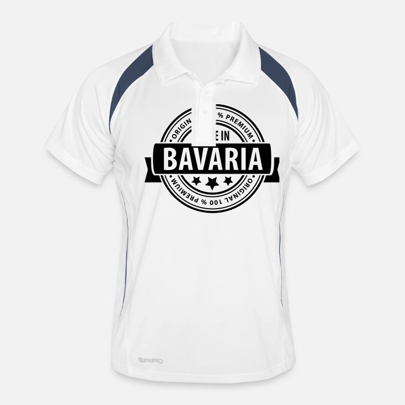 Made in Bavaria / Bayern Männer Polo atmungsaktiv