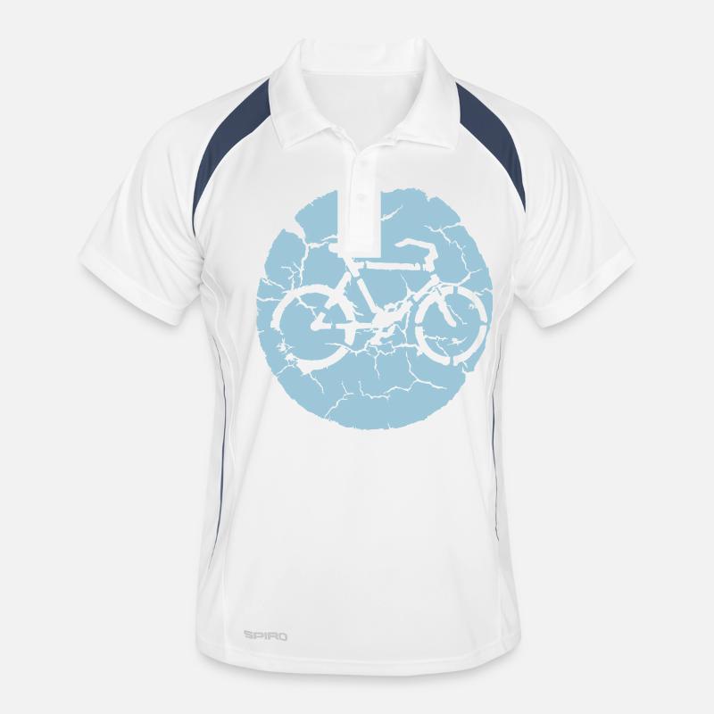 Cycle Path Vintage OneColour Men's Polo breathable