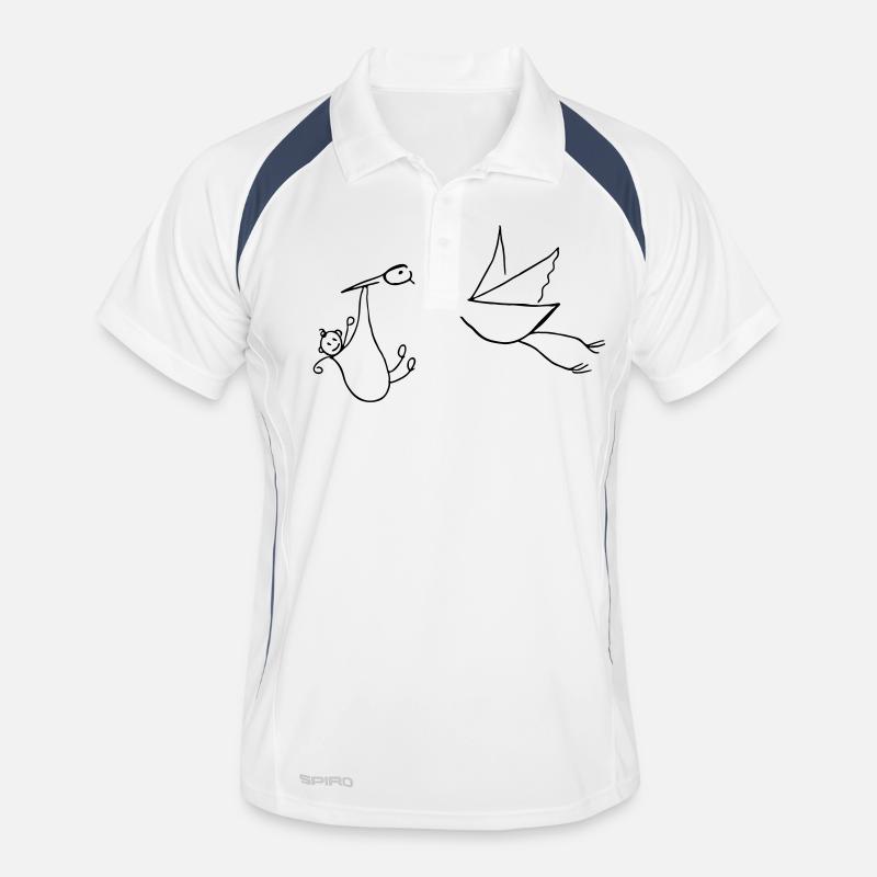 Cigogne et bébé Polo respirant Homme