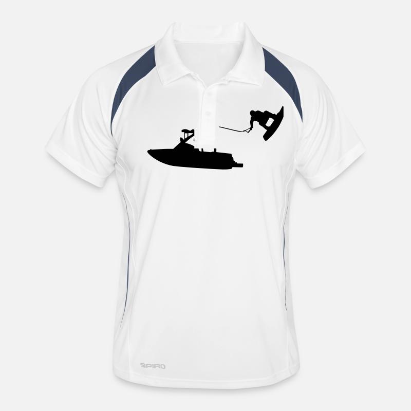 wakeboat_1 Men's Polo breathable