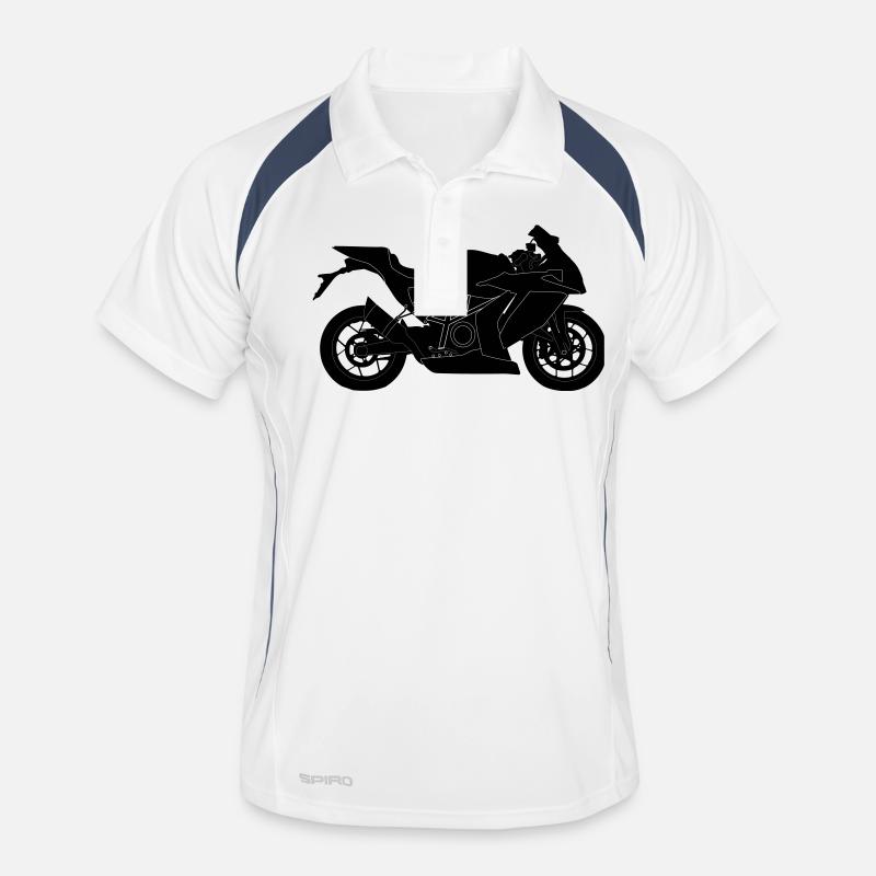 Naked Motorcycle Men's Polo breathable