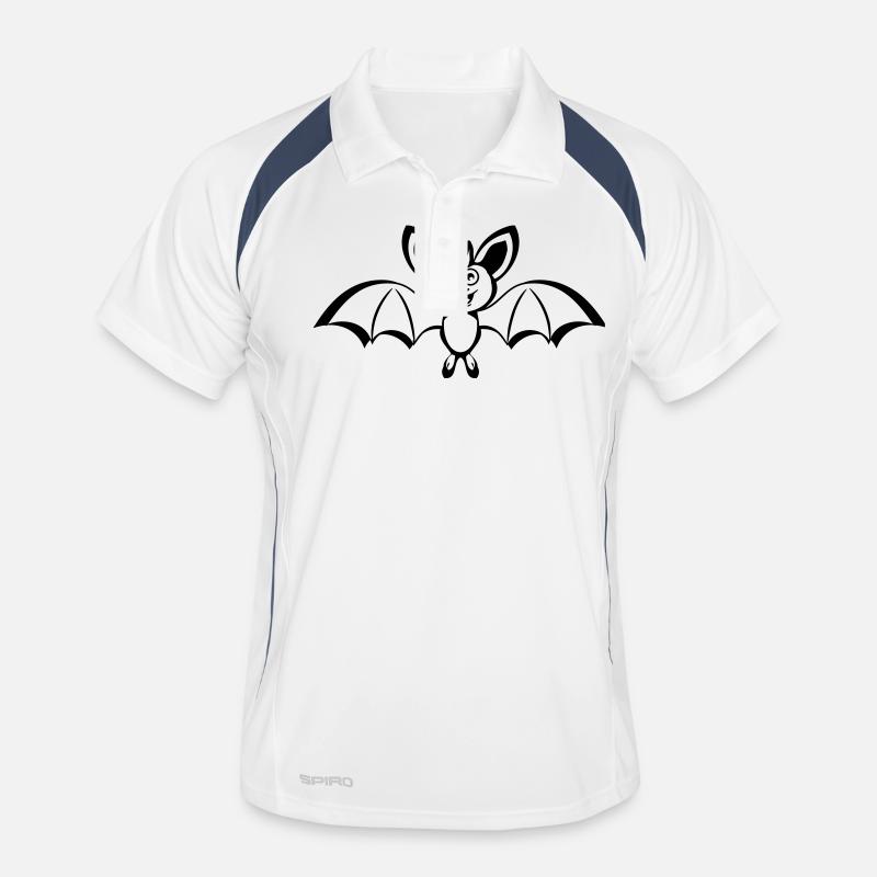 Bat drôle douce Polo respirant Homme