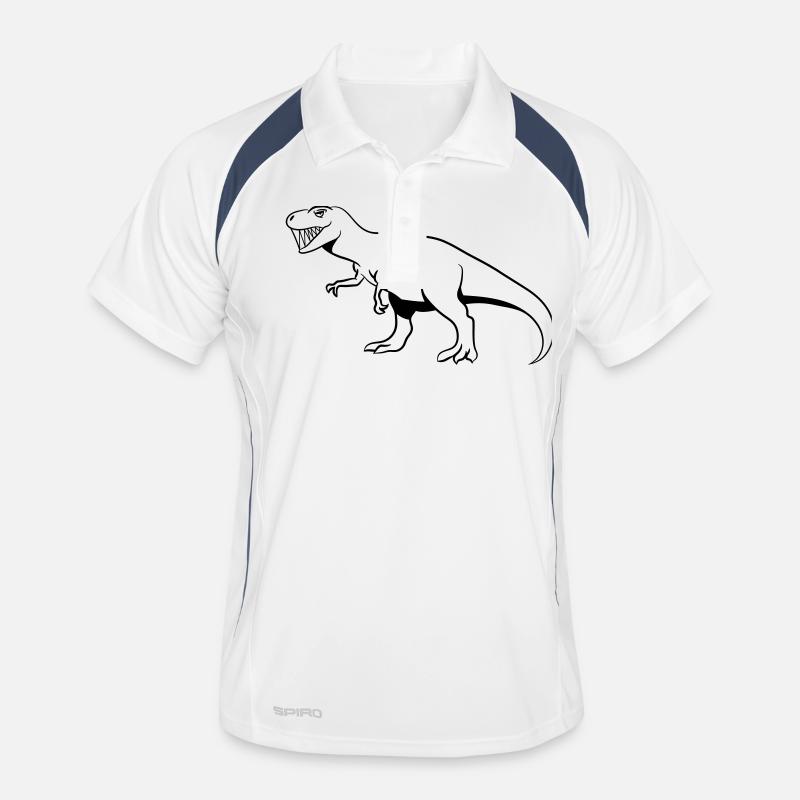 Saurier T-Rex Tyranosaurus Rex cool Männer Polo atmungsaktiv