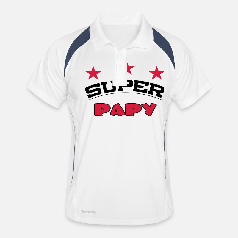 SUPER-OPA Männer Polo atmungsaktiv
