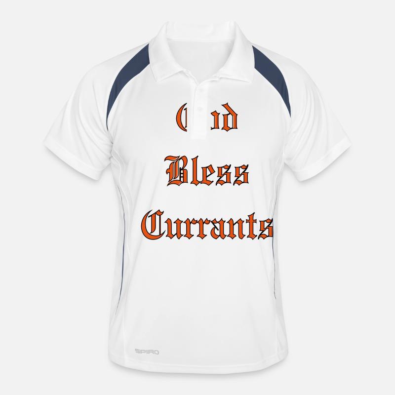 GodBlessCurrants Männer Polo atmungsaktiv