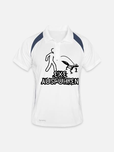 Computer Science Gift Funny - Men's Polo breathable - white/navy - Front