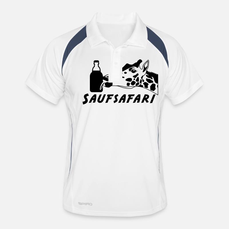 Saufsafari Männer Polo atmungsaktiv