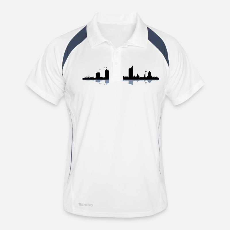 Leipzig Skyline Men's Polo breathable