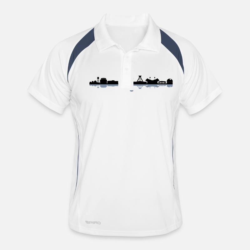 Skyline - Bochum Männer Polo atmungsaktiv
