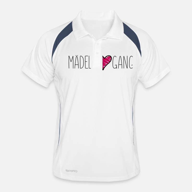 maedels herz gang liebe Männer Polo atmungsaktiv
