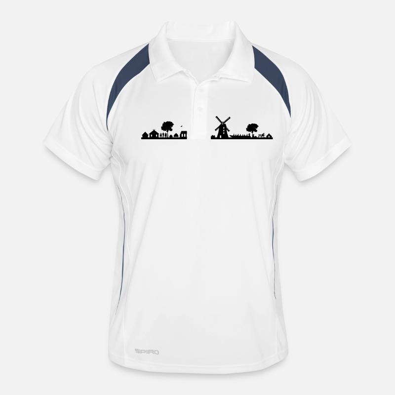 Skyline - Spreewald Männer Polo atmungsaktiv