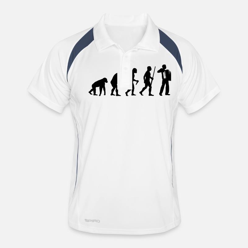Évolution de l'accordéon Polo respirant Homme
