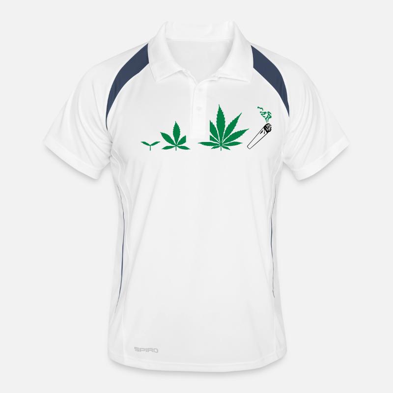 Cannabis development Men's Polo breathable