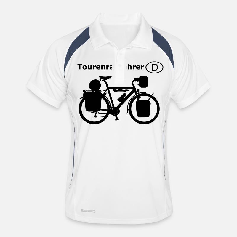 Tourenradfahrer Männer Polo atmungsaktiv