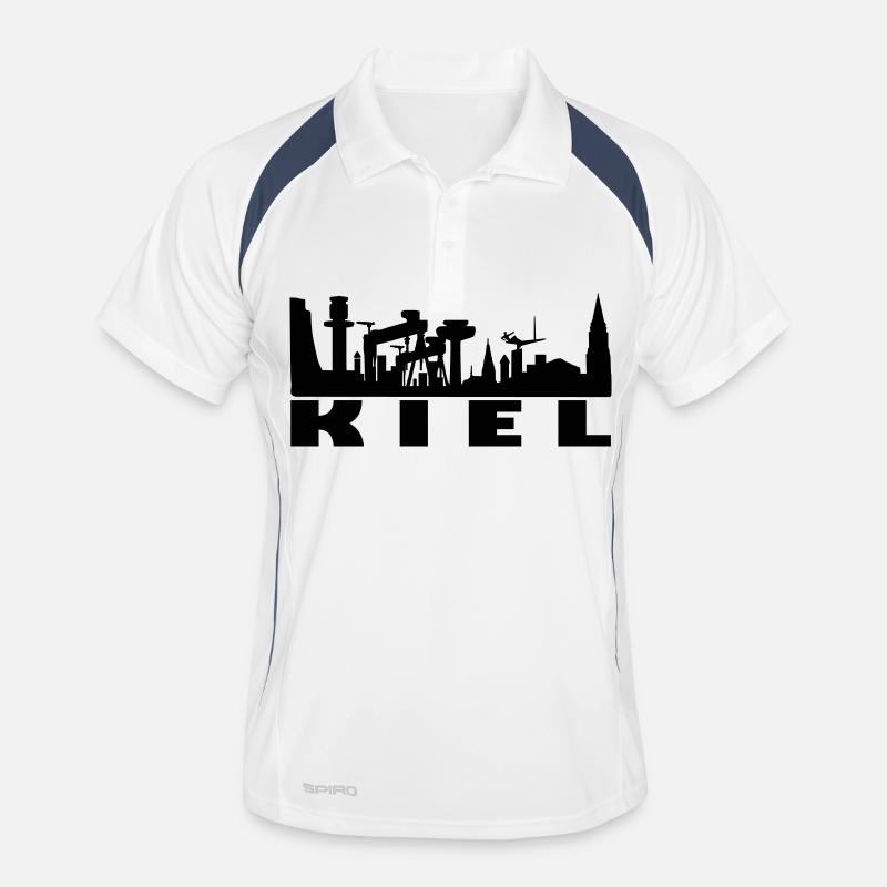 skyline kiel Männer Polo atmungsaktiv