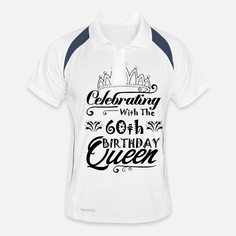 Celebrating With The 60th Birthday Queen Men's Polo breathable