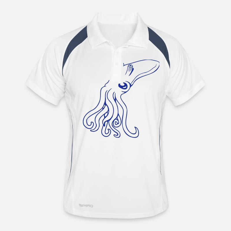 Octopus, Octopus, Octopus, Cephalopod, Giant Squid Men's Polo breathable