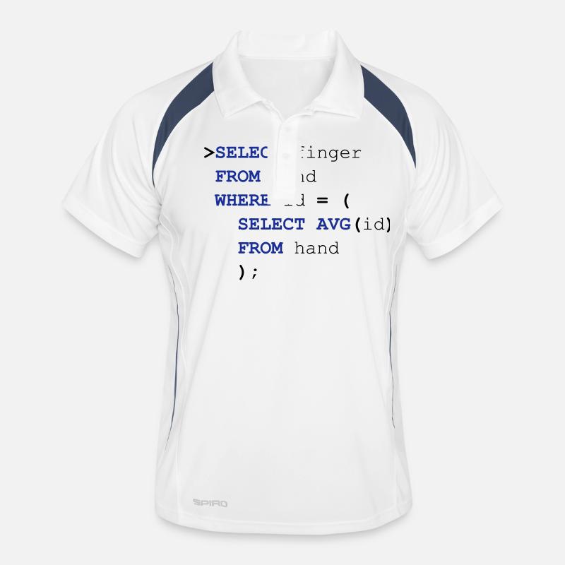 SQL finger Men's Polo breathable