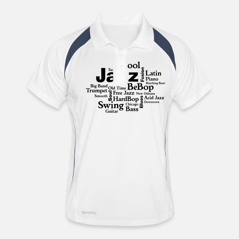 jazztagcloud Männer Polo atmungsaktiv
