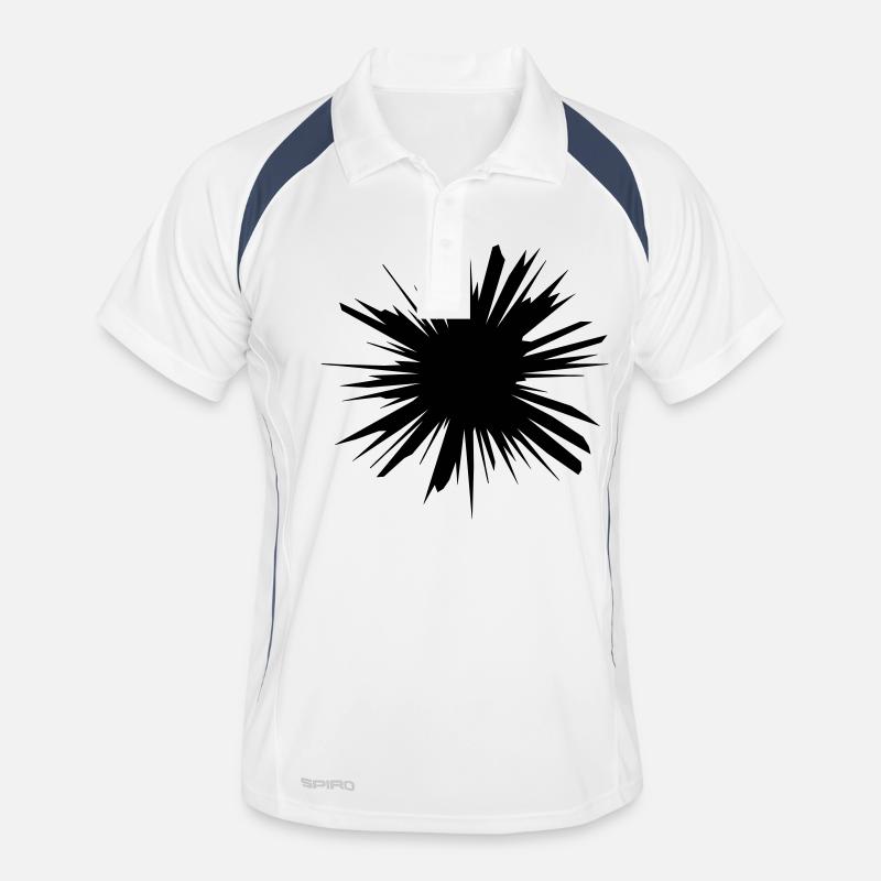 Explosion destruction blast design Men's Polo breathable