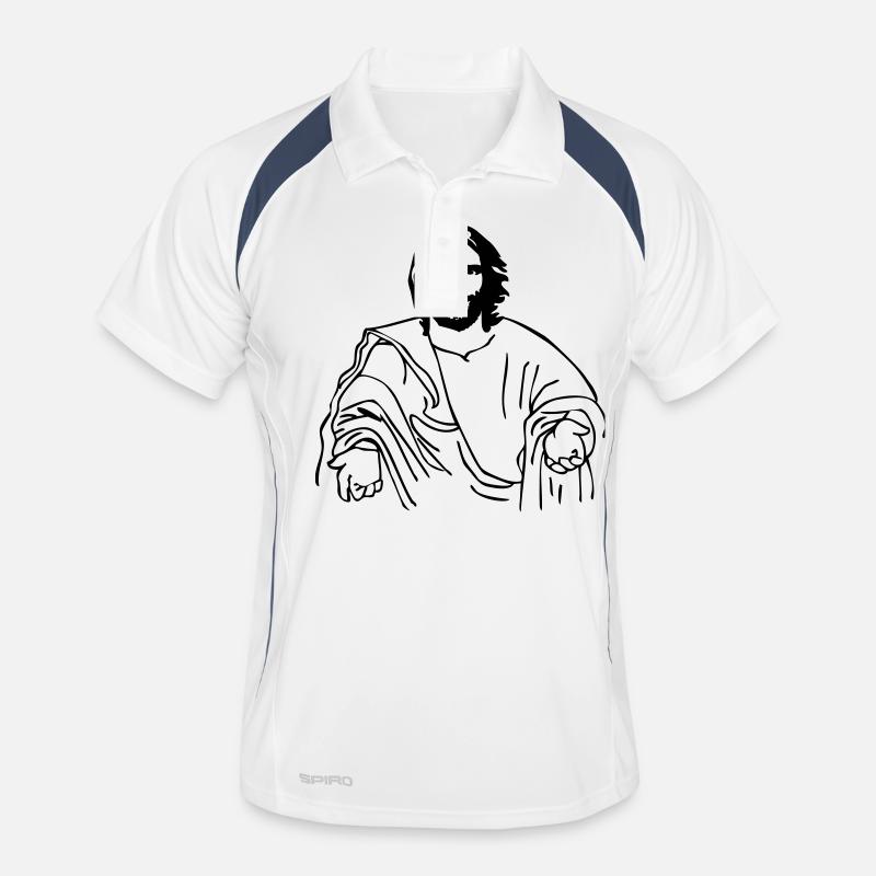 jesus Männer Polo atmungsaktiv