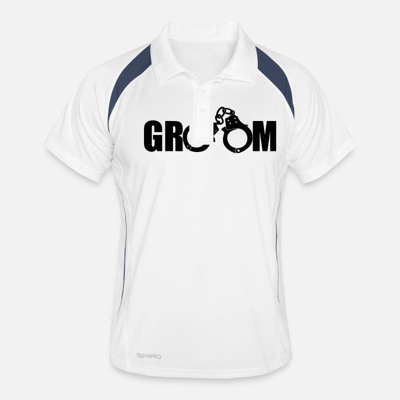 Bräutigam bachelor party Männer Polo atmungsaktiv