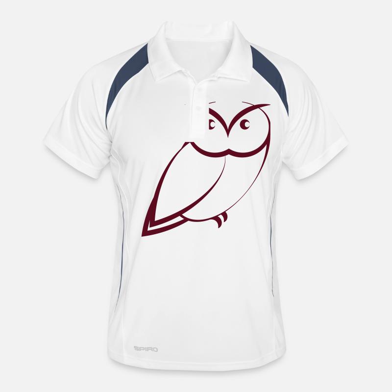 Eule Männer Polo atmungsaktiv