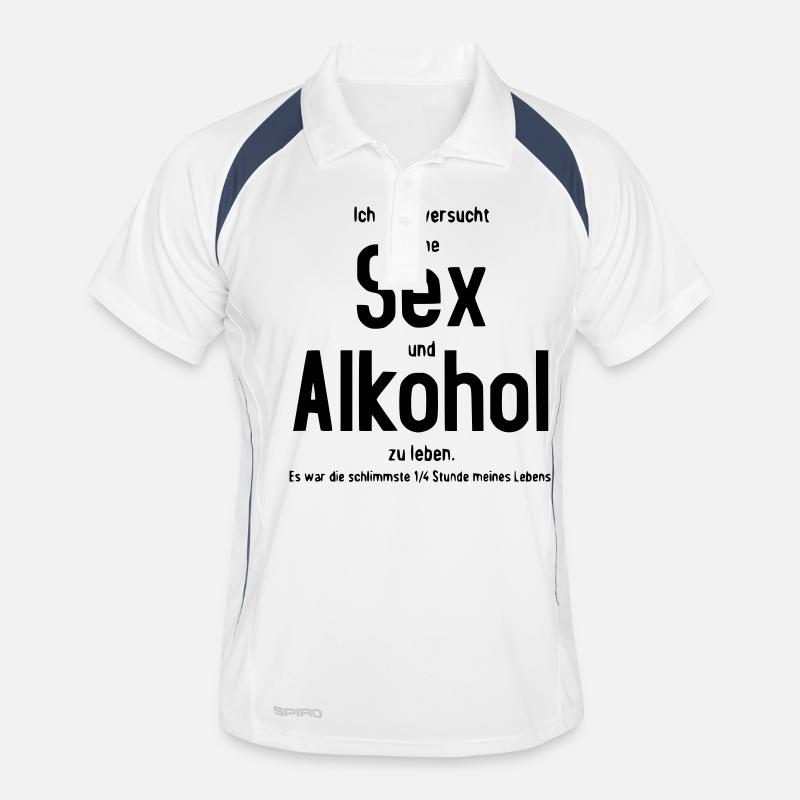 alcohol Men's Polo breathable