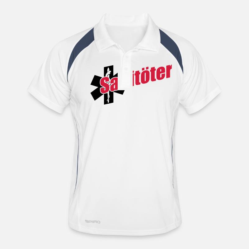 Sanitöter Männer Polo atmungsaktiv