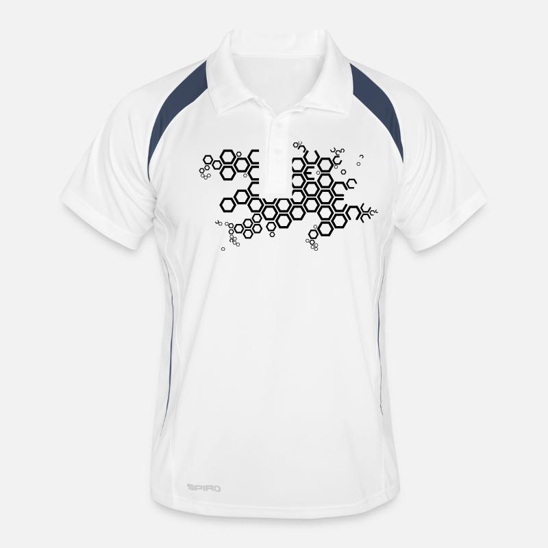 Hexagone Männer Polo atmungsaktiv