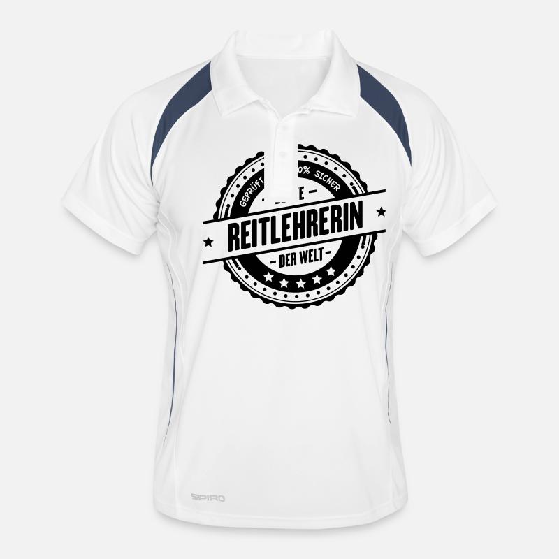 Beste Reitlehrerin Männer Polo atmungsaktiv