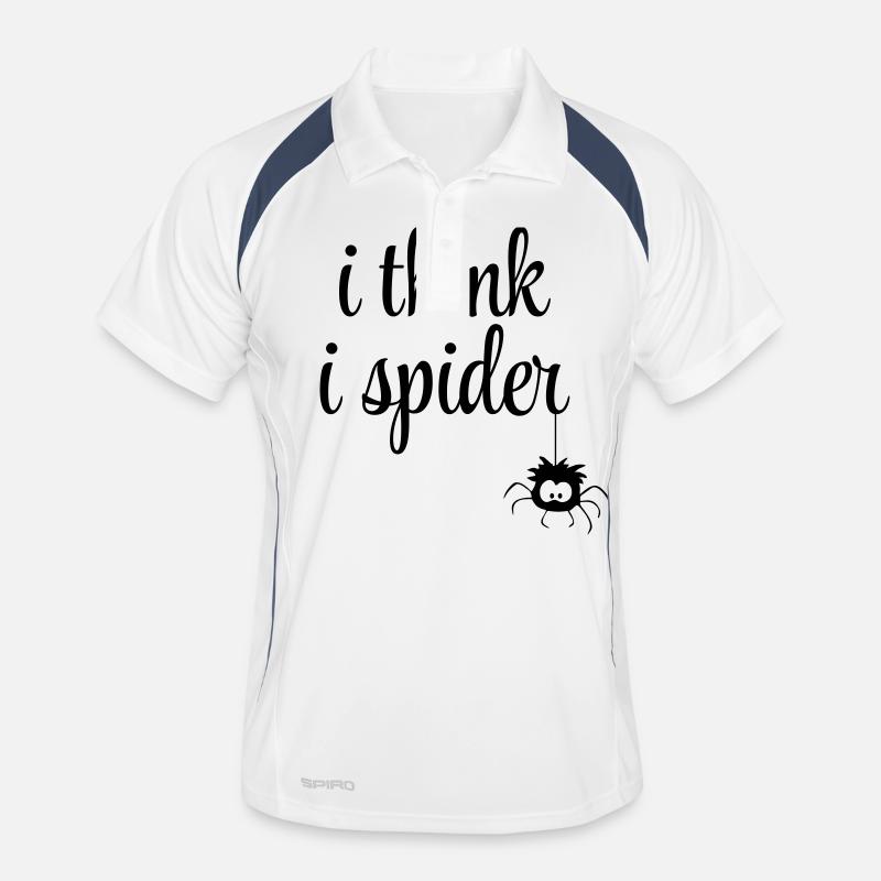 i think i spider Männer Polo atmungsaktiv