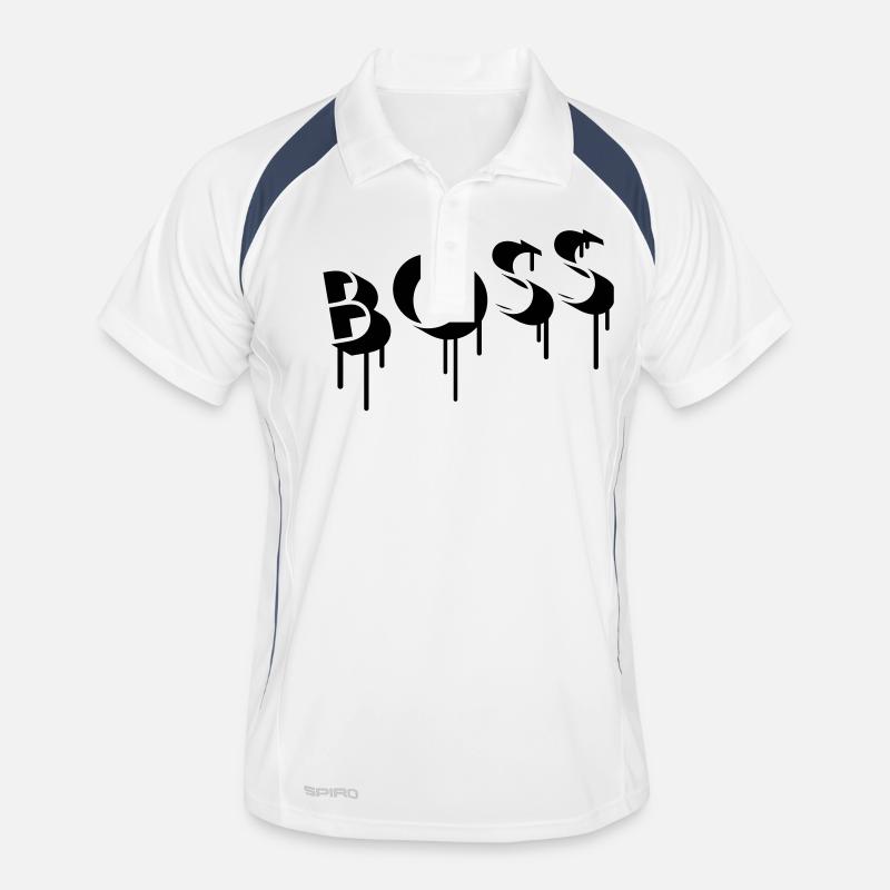 Boss Graffiti Polo respirant Homme