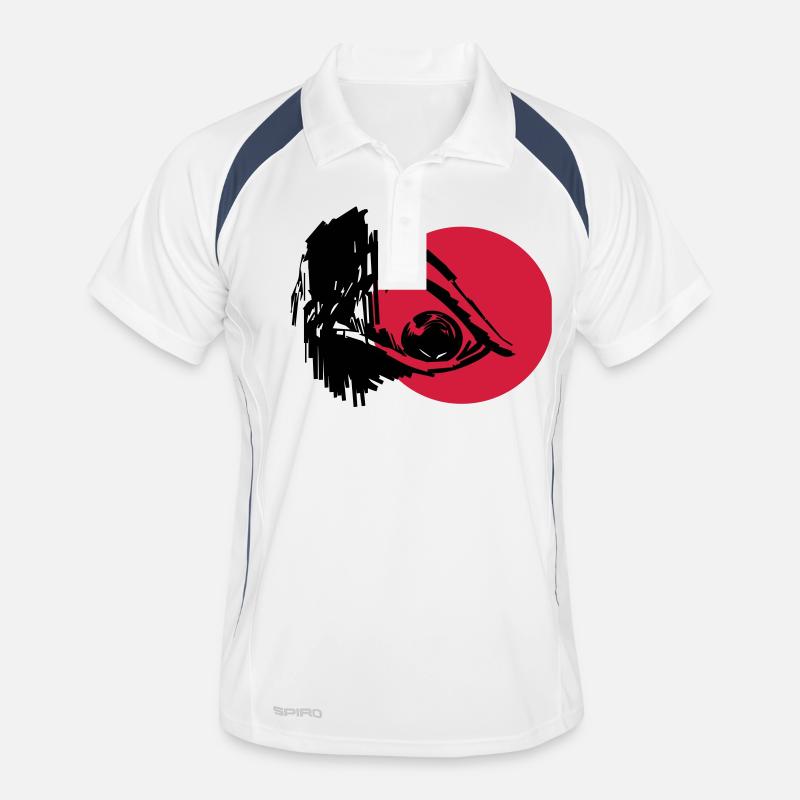 Evil Eye - Art Design Männer Polo atmungsaktiv