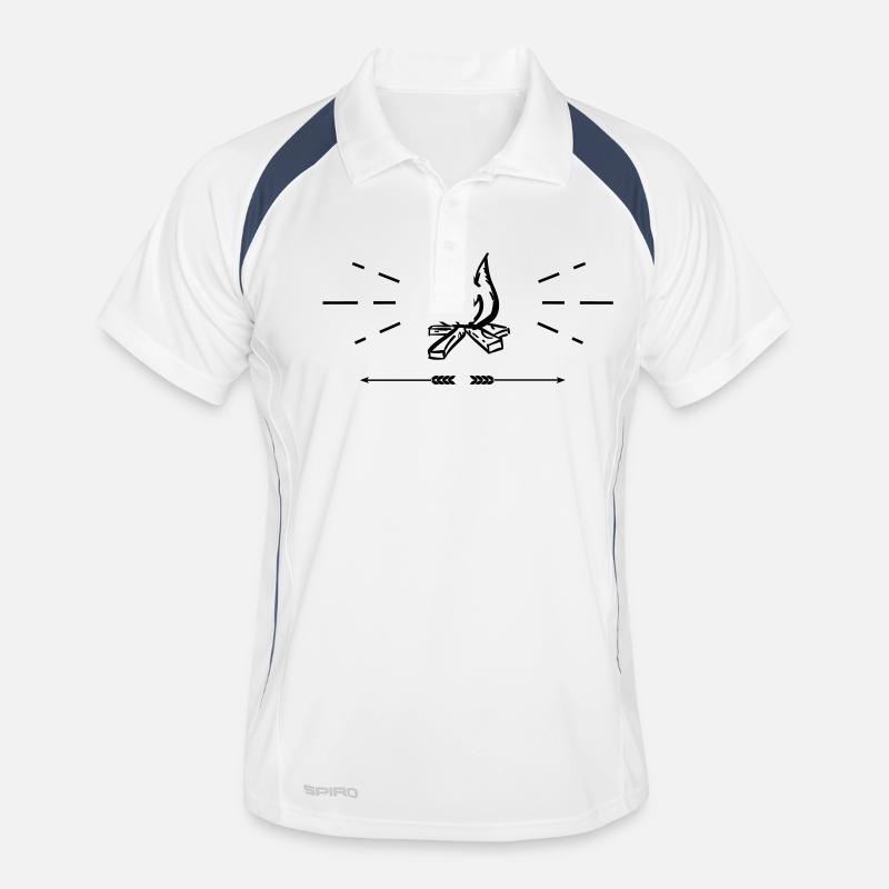 Vintage: Fire & Arrows Männer Polo atmungsaktiv