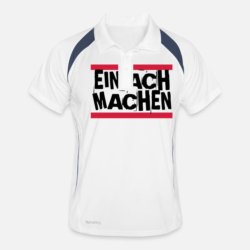 EINFACH MACHEN Männer Polo atmungsaktiv