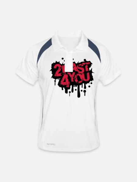 Too Fast for You Saying 2 Too Fast 4 For You - Men's Polo breathable - white/navy - Front