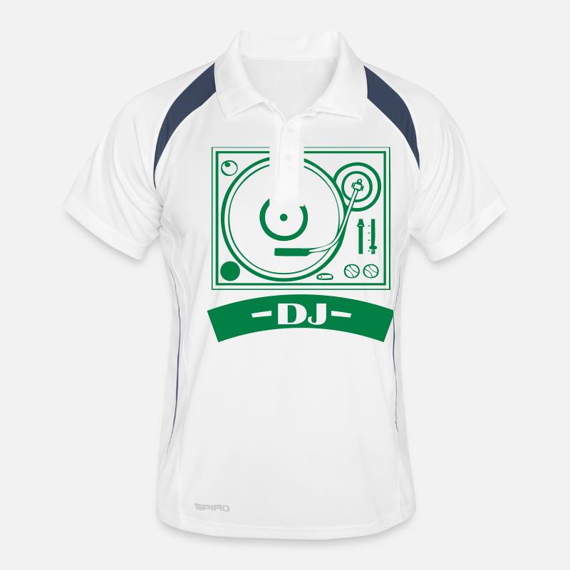 Turntable Dj Men's Polo breathable