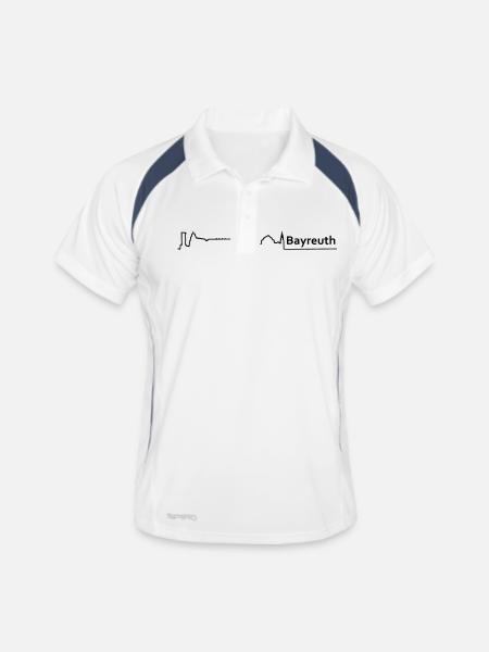 bayreuth skyline - Men's Polo breathable - white/navy - Front