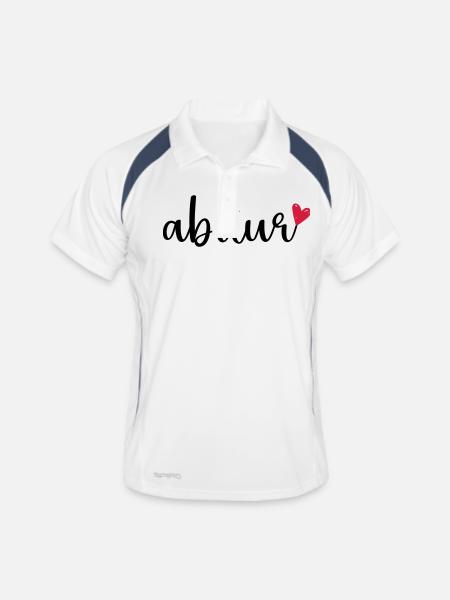 Examen de fin d’études - Polo respirant Homme - blanc/marine - Devant
