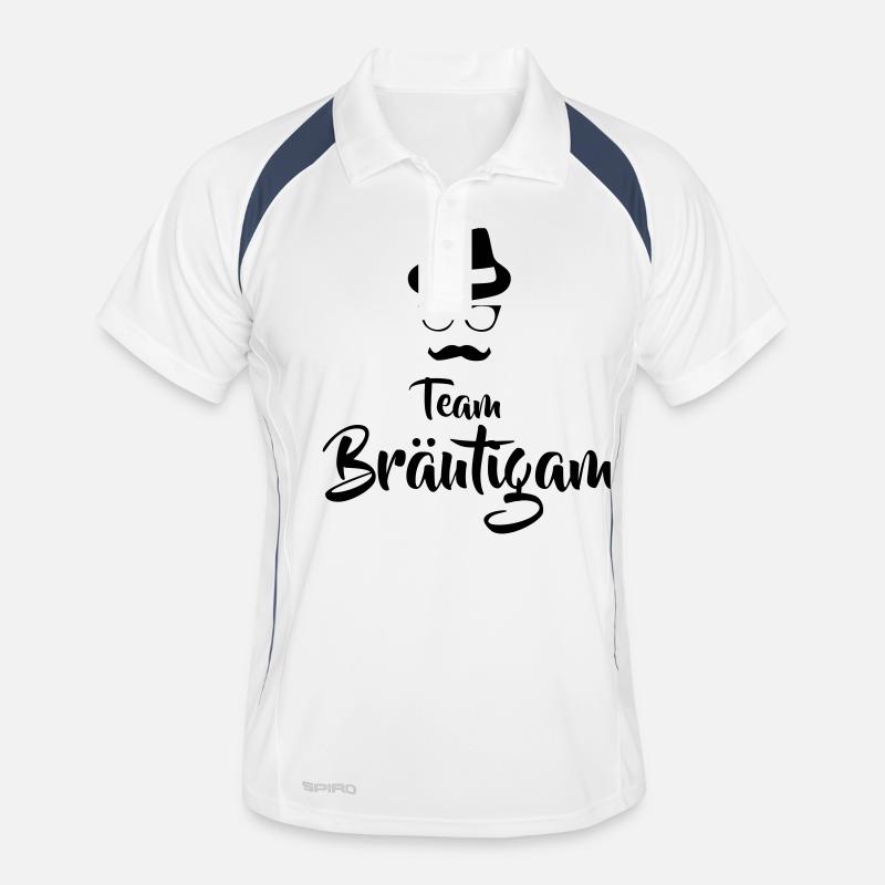 Team Bräutigam Männer Polo atmungsaktiv