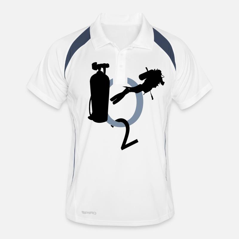 PLONGÉE V Polo respirant Homme