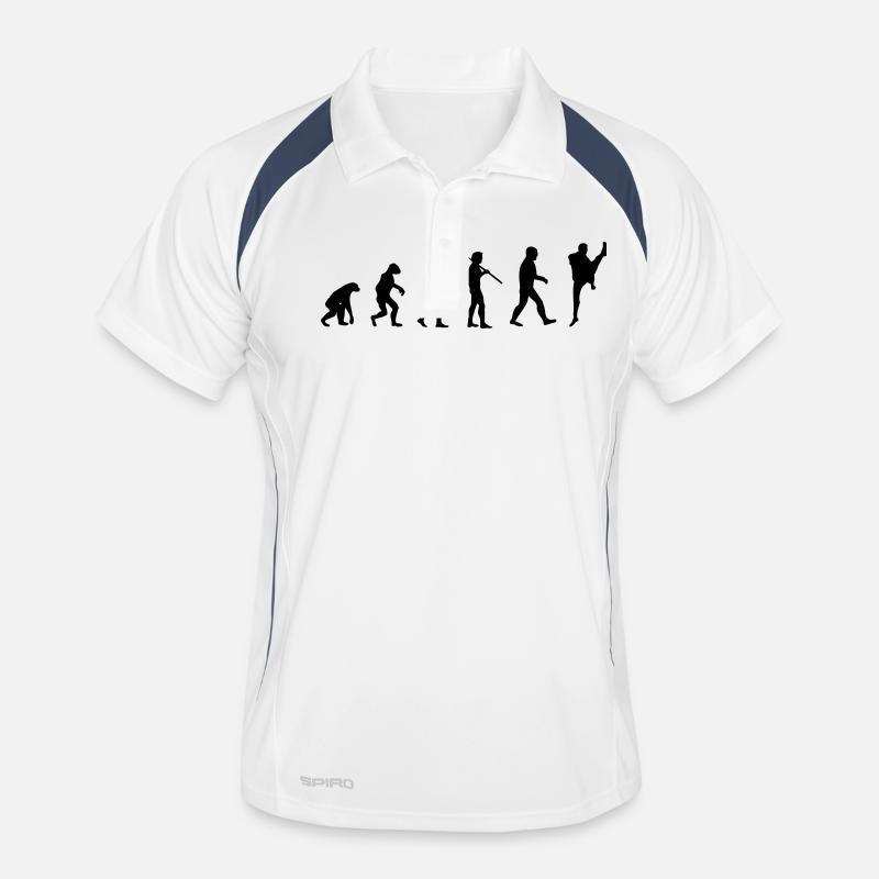 Martial Arts Evolution - Men's Polo breathable - white/navy