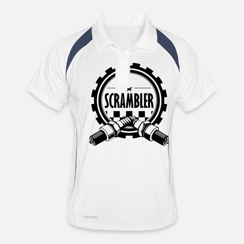 scrambler Männer Polo atmungsaktiv