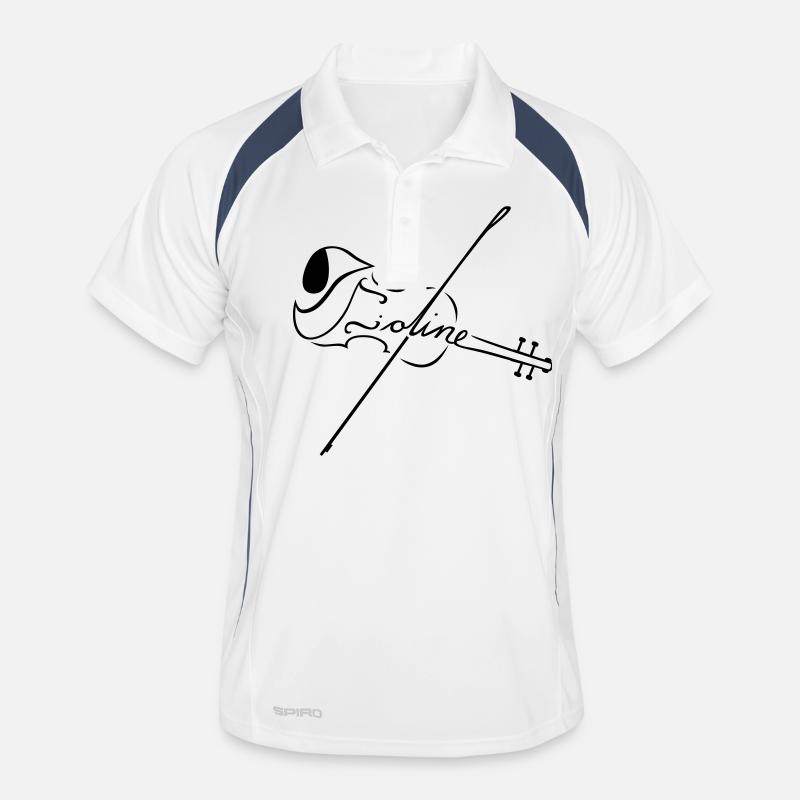 Violin with bow Men's Polo breathable