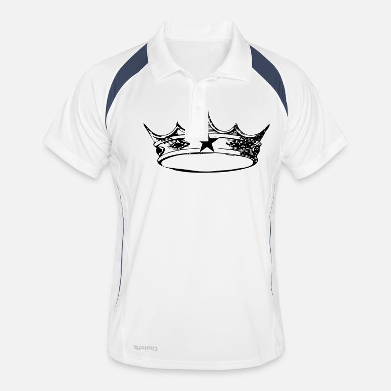 Krone mit Stern Männer Polo atmungsaktiv
